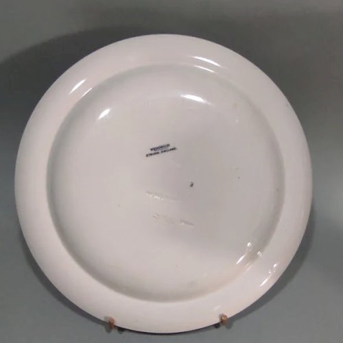 1 assiette plate, Wedgwood England, Étruria Lugano