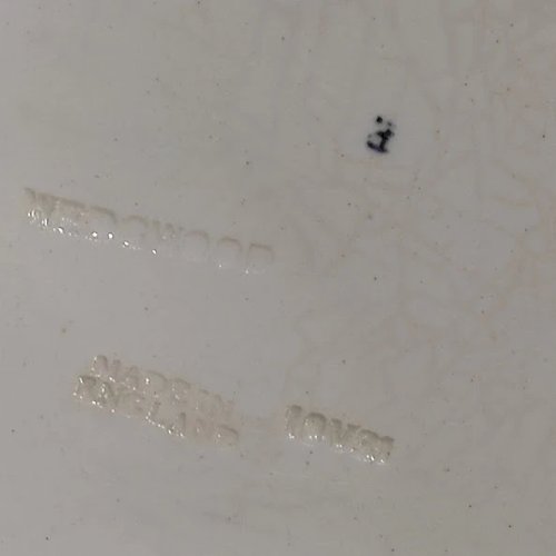 1 assiette plate, Wedgwood England, Étruria Lugano