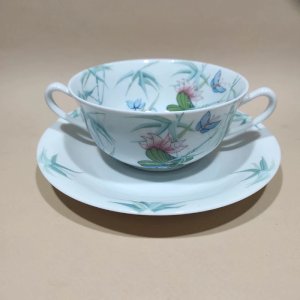 1 bol à bouillon en porcelaine de Limoges, Georges Boyer