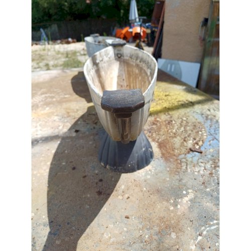 1 Jardinière Art déco Fonte émaillée