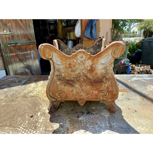 1 Jardinière en Fonte 1900 de Charleville - Mézières Style Rocaille