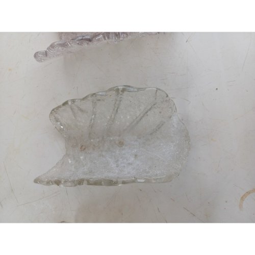 1 Lot de 3 Appliques Verre de Murano «Tuiles»