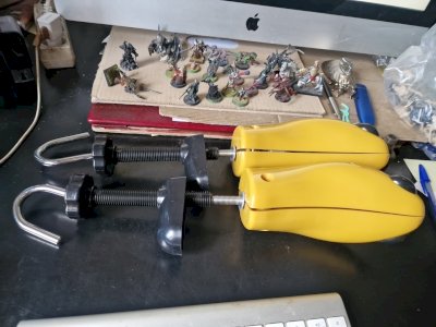 1 pair of adjustable shoe trees