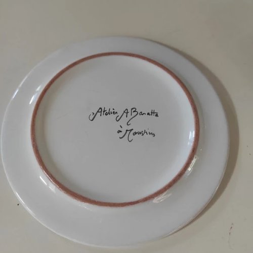 1 Tasse à café en faïence de Moustiers Aulagnot Baratta
