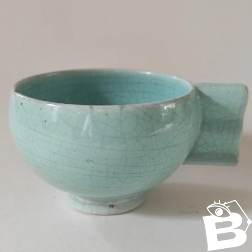 1 tasse à café ou à thé Art-Déco turquoise,Villeroy & Boch Robj paris