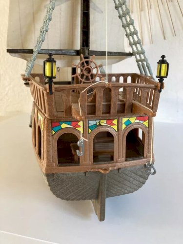 10 ⚜️ Ancien Bateau Pirate Playmobil Vintage