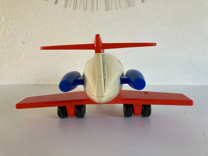 10⚜️ Ancien Jouet L'avion Fisher Price Réf 183 Vintage Année 1970