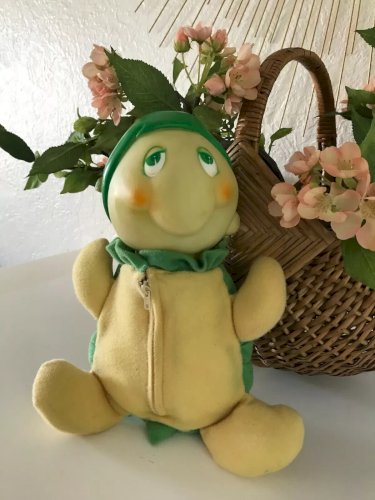 10⚜️ Ancienne Peluche Doudou La Tortue Soma Vintage Année 1987