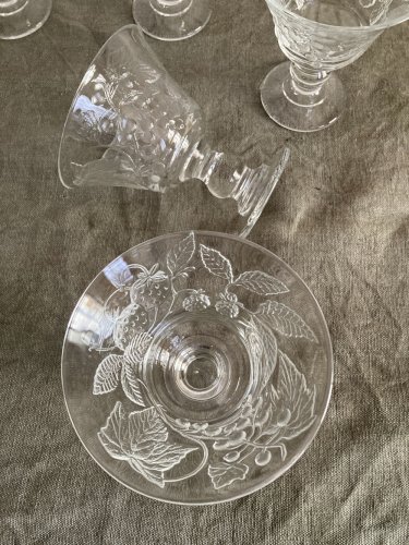 10 coupes à dessert en verre Luminarc