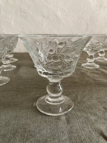 10 coupes à dessert en verre Luminarc