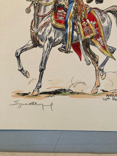 10 Engraving Gravure Lithographie Lot  XIXe Cheval Militaria Art Ancien Original