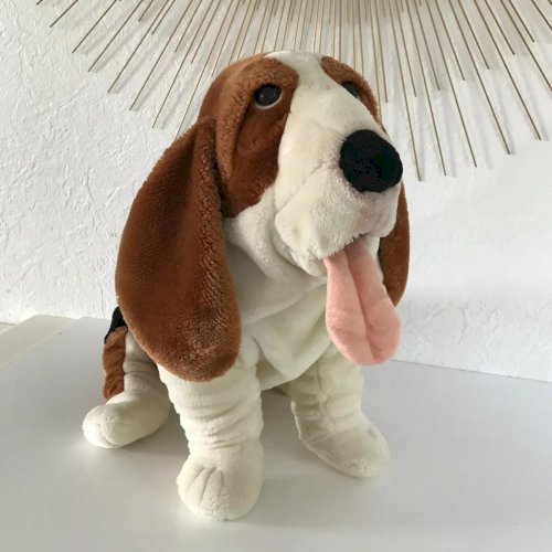 10⚜️ Grande Peluche Doudou Le Chien Télé Z Jemini Hauteur 35 Cm