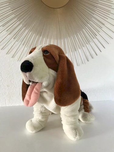 10⚜️ Grande Peluche Doudou Le Chien Télé Z Jemini Hauteur 35 Cm