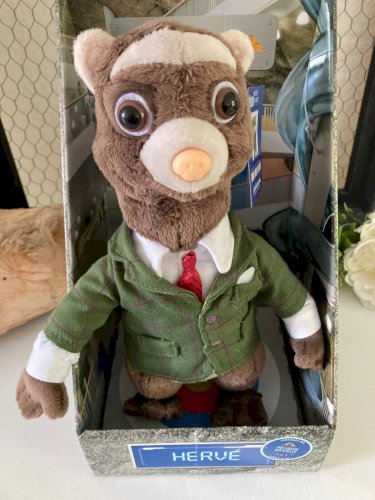 10⚜️ Peluche Doudou Les Furets. Com Peluche Publicitaire Hervé Hauteur 26 Cm