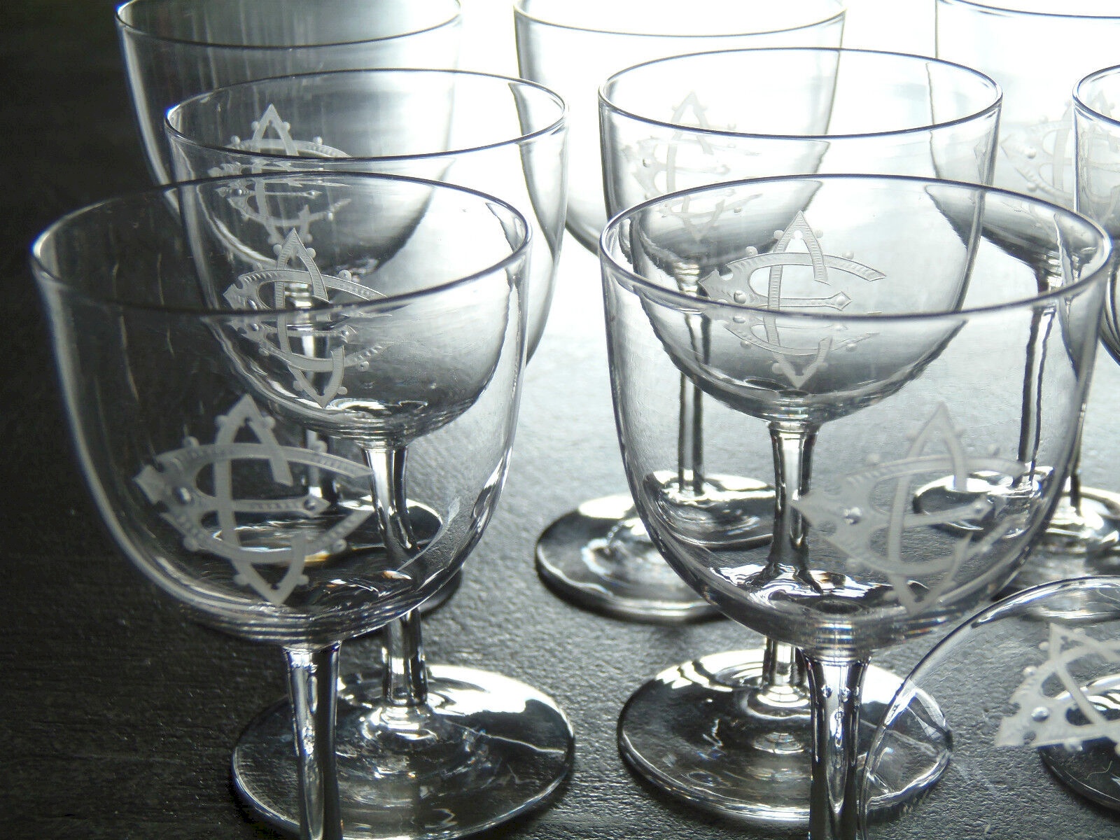 8 Verres à Vin Ballon Waterford Glenmede – Cristal Irlandais, Service Pour 8
