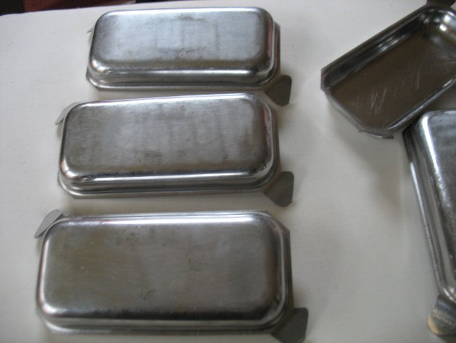 10 plats individuels de bistrot en inox, vintage, petits plats à gratin brasserie, petit plat pour le four en inox