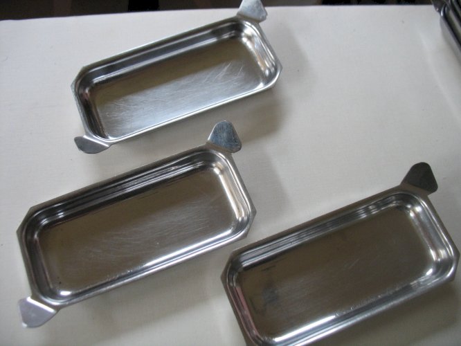 10 plats individuels de bistrot en inox, vintage, petits plats à gratin brasserie, petit plat pour le four en inox