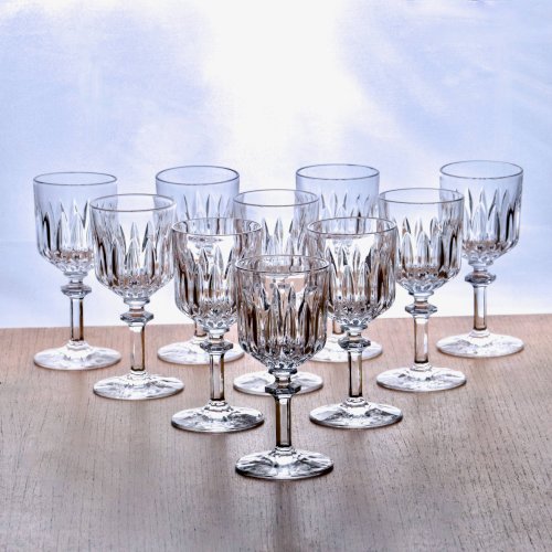 10 verres à vin en cristal Nachtmann collection Angélique