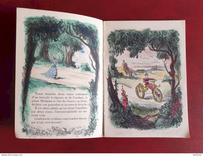 100 Années De Locomotion Mécanique -Lithographies De Pierre Noury