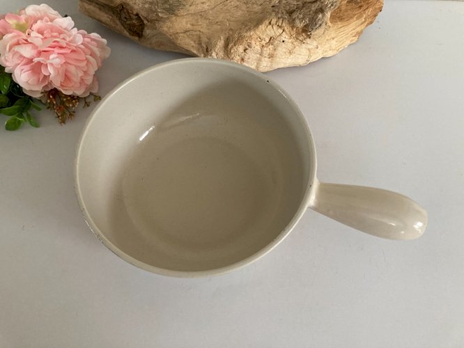 1024⚜️ Ancien Caquelon Poêlon Casserole Le Creuset 22 Made In France Vintage