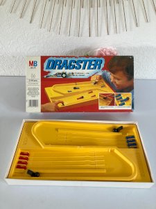 1024⚜️ Ancien Jeu De Société Dragster MB Un Jeu D'adresse Vintage