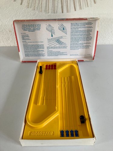 1024⚜️ Ancien Jeu De Société Dragster MB Un Jeu D'adresse Vintage
