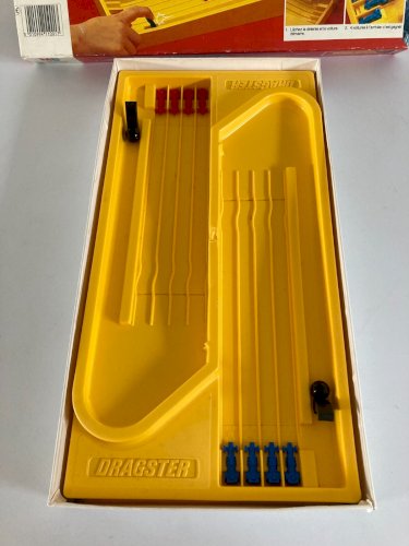 1024⚜️ Ancien Jeu De Société Dragster MB Un Jeu D'adresse Vintage