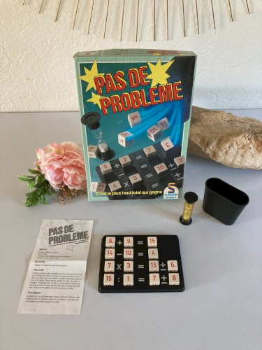 1024⚜️ Ancien Jeu De Société Pas de Problème Schmidt France Complet Vintage