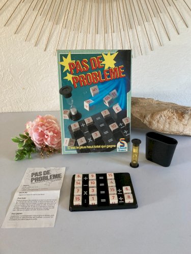 1024⚜️ Ancien Jeu De Société Pas de Problème Schmidt France Complet Vintage