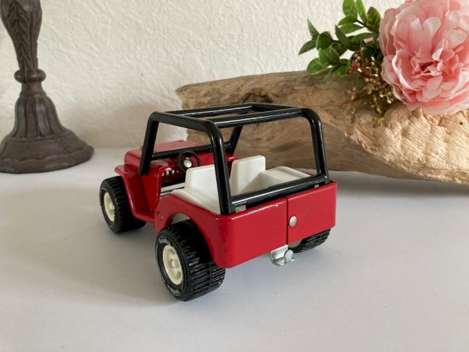 1024⚜️ Ancienne Voiture Jeep Tonka en Métal Longueur 15 Cm Vintage