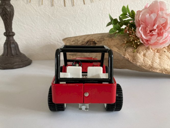 1024⚜️ Ancienne Voiture Jeep Tonka en Métal Longueur 15 Cm Vintage