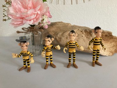 1024⚜️ Anciennes Figurines Les Dalton Dargaud Morris Joe, Jack, William, Averell