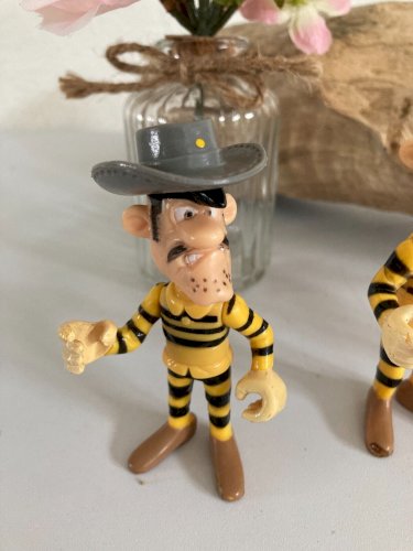 1024⚜️ Anciennes Figurines Les Dalton Dargaud Morris Joe, Jack, William, Averell