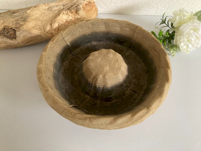 1024⚜️ Décoration Ancienne Panière à Pain Couronne De Boulanger Ø 32 Cm