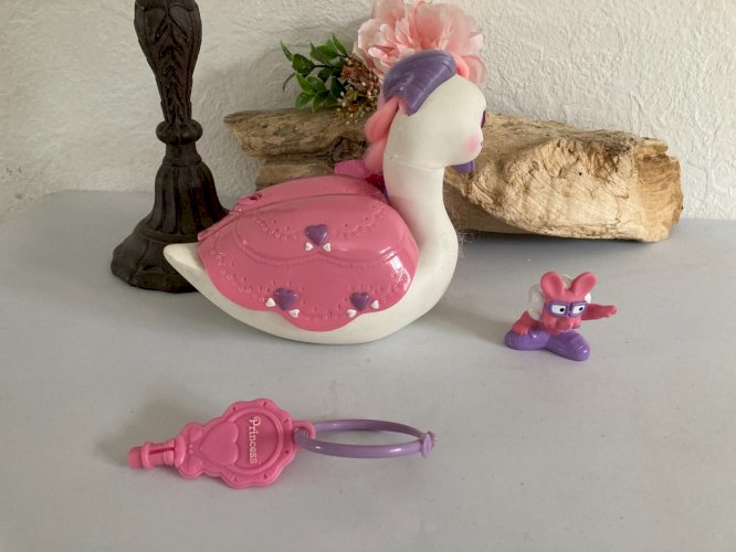 1024⚜️ Jouet Boite à Secrets Coffre à Trésor Keypers Cygne Tonka Vintage