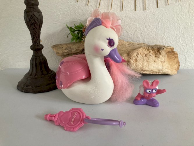 1024⚜️ Jouet Boite à Secrets Coffre à Trésor Keypers Cygne Tonka Vintage