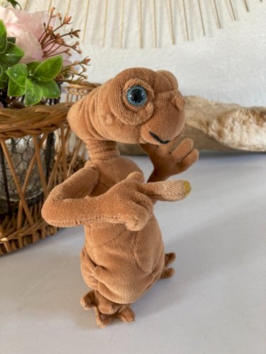 1024⚜️ Peluche Doudou E.T L'extra-Terrestre Hauteur 18 Cm