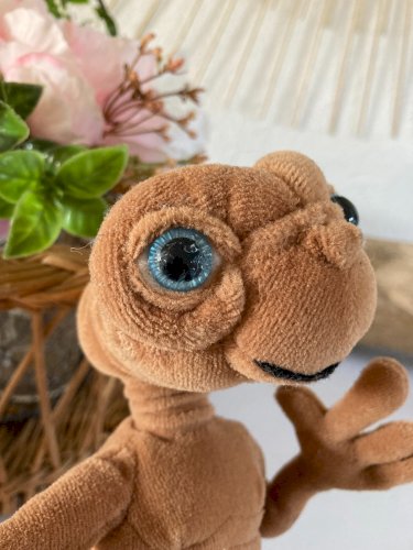 1024⚜️ Peluche Doudou E.T L'extra-Terrestre Hauteur 18 Cm
