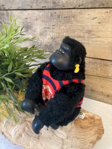 1025⚜️ Ancienne Peluche Doudou Singe Gorille Magical Murphy Ajena Vintage