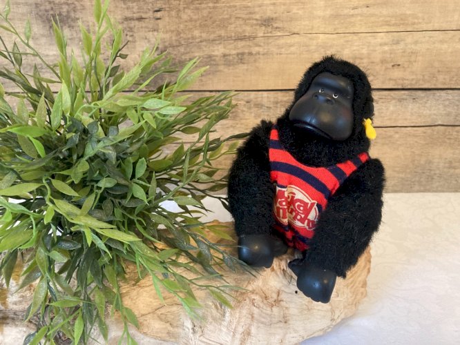 1025⚜️ Ancienne Peluche Doudou Singe Gorille Magical Murphy Ajena Vintage