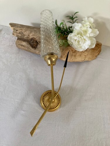 1025⚜️ Décoration Applique Murale Tulipe Année 1960 Vintage