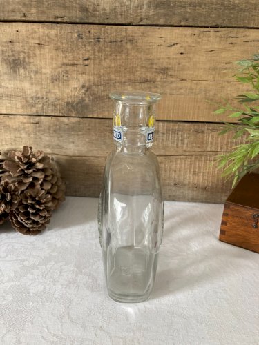 1025⚜️ Grande Bouteille Soleil  en Verre Ricard 1 Litre Hauteur 22,5 Cm