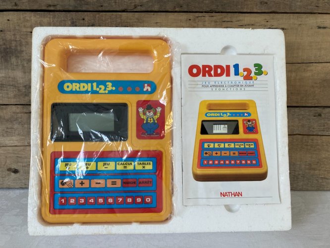 1025⚜️ Jeu Ordi Nathan Electronique 5 Fonctions Apprendre à Compter en Jouant