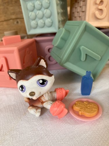 1025⚜️ Lot de 5 Figurines Pet Shop Littlest LPS Hasbro