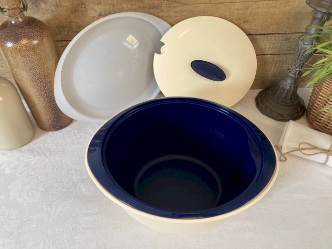 1025⚜️ Tupperware Plat de Service Maintien Au Chaud Thermo Duo Iso-Duo 4.3 L
