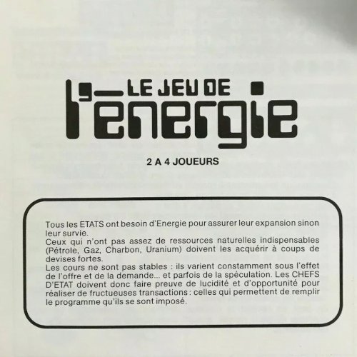 11 ⚜️ Ancien Jeu De Société Le Jeu De L'énergie Miro Vintage Réf 611406