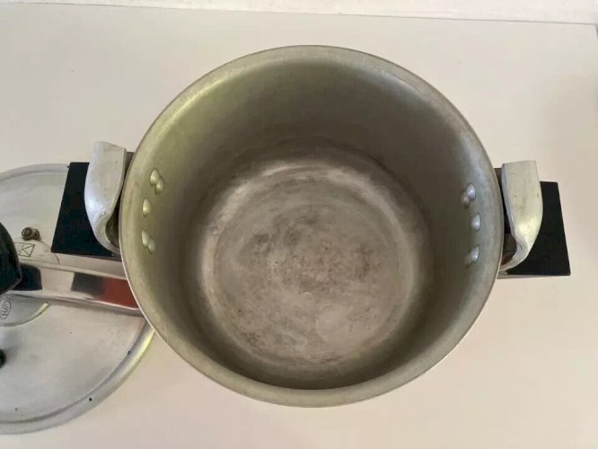 11⚜️ Ancienne Cocotte Minute Seb Orange 8L Vintage Made In France NF