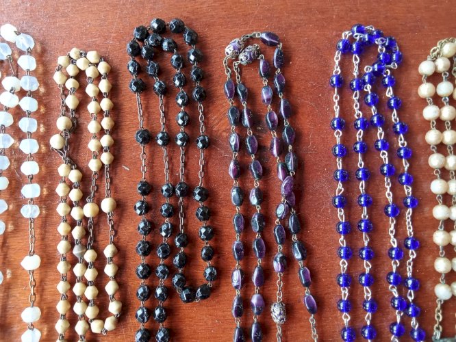 11 Chapelet Catholique Rosaire Objet Dévotion Old Rosary Jésus Christ  Marie