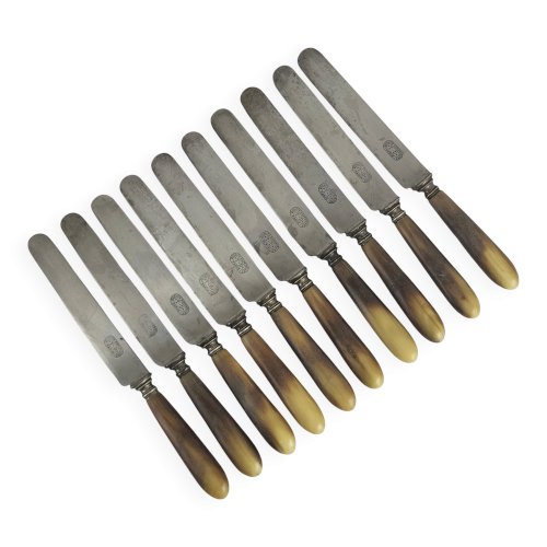 11 couteaux Corne & Acier TD Paris