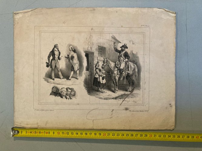 11 Engraving Gravure Lithographie Lot  XIXe Cheval Militaria Art Ancien Original